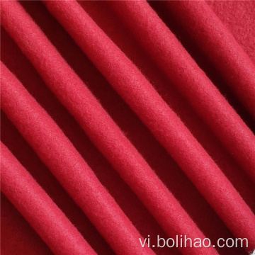 Red Solid Double Side Chải lông cừu